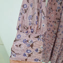 Second-Hand - Pink Lace Long Sleeve Midi Dress Size 10 - SwapUp