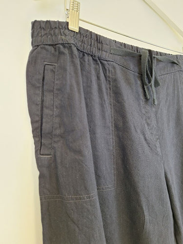 Second-Hand - Sportscraft Staple Linen Blend Crop Jeans Size 16 - SwapUp