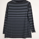Second-Hand - Mela Purdie Edgy Striped Cowl Neck Top Size 12 - SwapUp