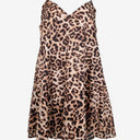 Second-Hand - Witchery Leopard Floaty Mini Dress Size 12 - SwapUp