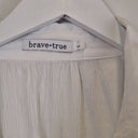 Second-Hand - Brave + True Ruched Detail Shirt Size L - SwapUp