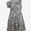 Second-Hand - Jayson Brunsdon Asymmetrical Off Shoulder Funky Polka Dot Cocktail Dress Size 14 - SwapUp
