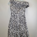Second-Hand - Jayson Brunsdon Asymmetrical Off Shoulder Funky Polka Dot Cocktail Dress Size 14 - SwapUp