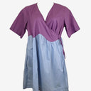 Second-Hand - Gorman Playful Two Tone Wrap Dress Size 10 - SwapUp