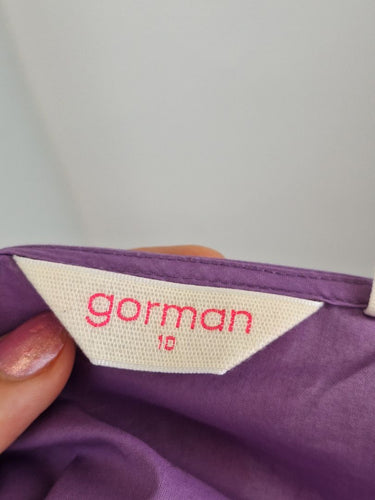 Second-Hand - Gorman Playful Two Tone Wrap Dress Size 10 - SwapUp