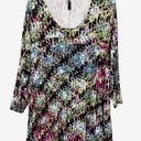 Second-Hand - Taking Shape Abstract Garden Tones Comfy Top Size XL - SwapUp