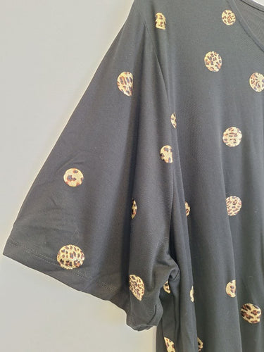 Second-Hand - Virtuelle Glamorous Leopard Spot Top Size XL - SwapUp