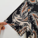 Second-Hand - Taking Shape Bohemian Brown Paisley Top Size XL - SwapUp
