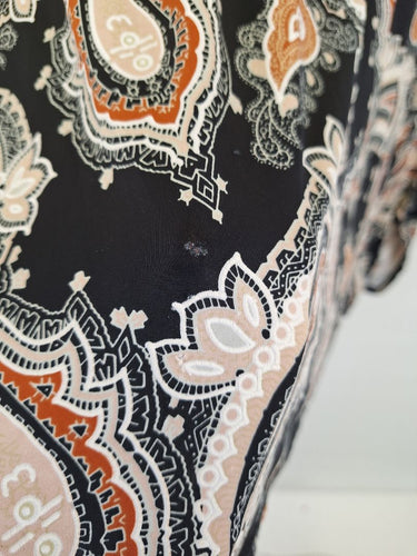 Second-Hand - Taking Shape Bohemian Brown Paisley Top Size XL - SwapUp