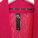 Second-Hand - Taking Shape Vibrant Pink Tie Front Cardigan Size XL - SwapUp