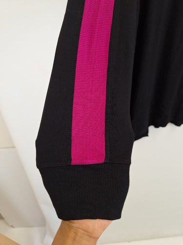 Second-Hand - Taking Shape Fuchsia Star Detail Half Zip Jumper Size XL - SwapUp
