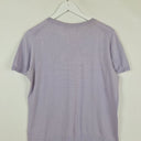 Second-Hand - Sportscraft Lavender Beaded Jewel Neck Top Size M - SwapUp