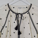 Second-Hand - Country Road Embroidered Dot And Tassel Blouse Size XS - SwapUp