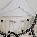 Second-Hand - Country Road Embroidered Dot And Tassel Blouse Size XS - SwapUp