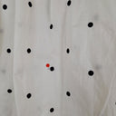 Second-Hand - Country Road Embroidered Dot And Tassel Blouse Size XS - SwapUp