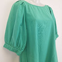 Second-Hand - Boho Bird Puff Sleeve Shift Mini Dress Size 8 - SwapUp