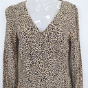 Second-Hand - Seed Leopard Long Sleeve Midi Dress Size 6 - SwapUp