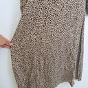 Second-Hand - Seed Leopard Long Sleeve Midi Dress Size 6 - SwapUp