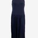Second-Hand - Dharma Bums Everyday Navy Maxi Dress Size L - SwapUp