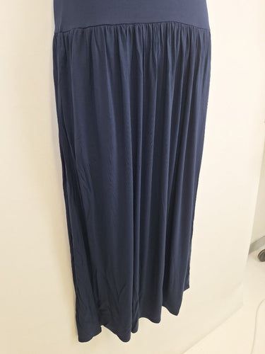 Second-Hand - Dharma Bums Everyday Navy Maxi Dress Size L - SwapUp