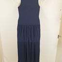 Second-Hand - Dharma Bums Everyday Navy Maxi Dress Size L - SwapUp