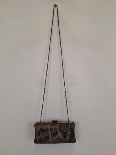 Second-Hand - Assorted Brands Leopard Wire Mesh Crossbody Bag - SwapUp