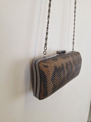 Second-Hand - Assorted Brands Leopard Wire Mesh Crossbody Bag - SwapUp