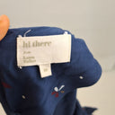 Second-Hand - Hi There by Karen Walker Sophisticated Blue Meadow Midi Dress Size 10 - SwapUp