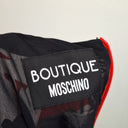 Second-Hand - Boutique Moschino Swanky Red Patterned Mini Dress Size 6 - SwapUp