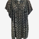 Second-Hand - Akira Unique Elevated Tie Up Silk Smock Dress Size L - SwapUp