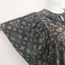 Second-Hand - Akira Unique Elevated Tie Up Silk Smock Dress Size L - SwapUp