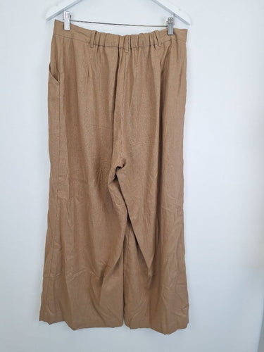 Second-Hand - Max Studio Casual Linen Blend Smart Pants Size XL - SwapUp