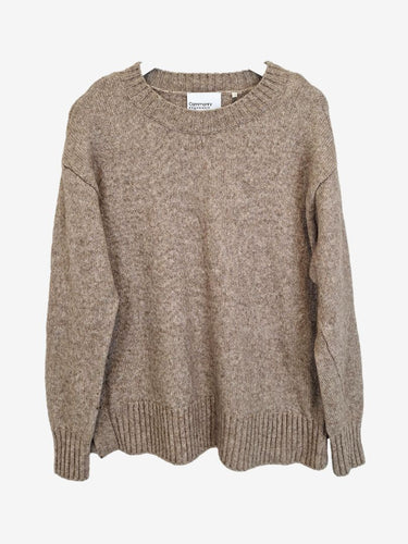 Commonry Hazelnut Merino Wool Blend Jumper Size 12