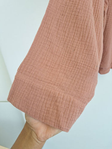 Second-Hand - Manteau Noir Red Clay Cotton Top Size S - SwapUp