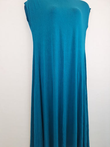 Second-Hand - Keshet Vibrant Teal Cora Long Dress Size XXL - SwapUp