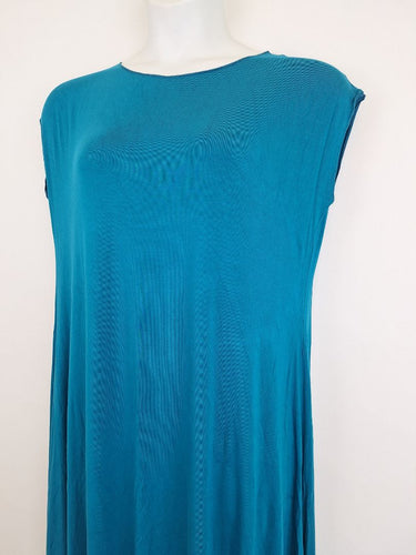 Second-Hand - Keshet Vibrant Teal Cora Long Dress Size XXL - SwapUp