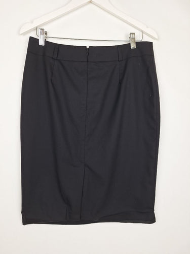 Second-Hand - Saba Essential Black A line Office Skirt Size 10 - SwapUp