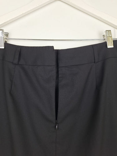 Second-Hand - Saba Essential Black A line Office Skirt Size 10 - SwapUp