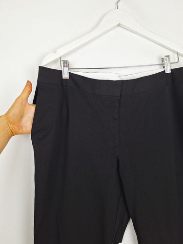 Second-Hand - Sportscraft Classic Black Slightly Tapered Pants Size 16 - SwapUp