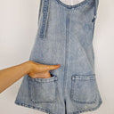 Second-Hand - Billabong Light Wash Denim Overall Size 6 - SwapUp