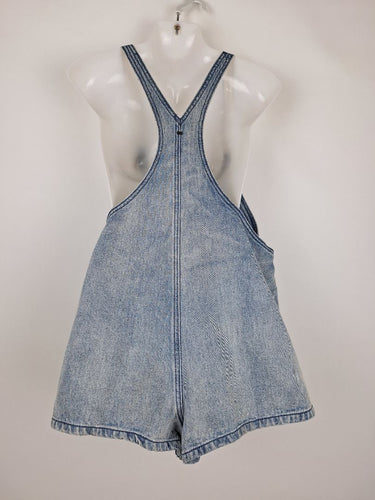 Second-Hand - Billabong Light Wash Denim Overall Size 6 - SwapUp