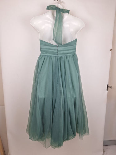 Second-Hand - Gigi and Ellla Wedding Guest Fine Tule Halter Midi Dress Size 14 - SwapUp