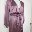 Second-Hand - Elliatt Mauve Elegant Kai Midi Dress Size M - SwapUp