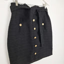 Second-Hand - Fresh Soul High Waisted Textured Mini Top Size 10 - SwapUp