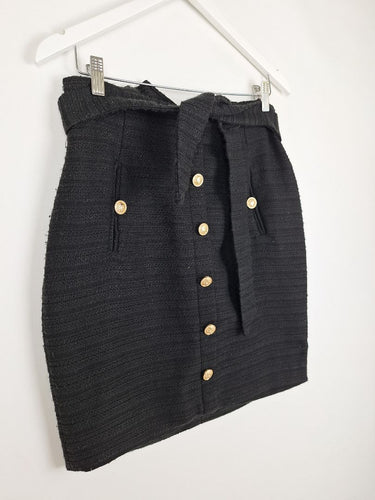Second-Hand - Fresh Soul High Waisted Textured Mini Top Size 10 - SwapUp