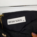 Second-Hand - Fresh Soul High Waisted Textured Mini Top Size 10 - SwapUp