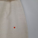 Second-Hand - Fresh Soul Classy Ivory Button Detail Pencil Mini Skirt Size 10 - SwapUp