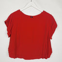 Second-Hand - Assorted Brands Cherry Red Semi Crop Top Size S - SwapUp