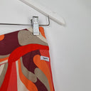 Second-Hand - Assorted Brands Retro Pattern Mini Skirt Size S - SwapUp