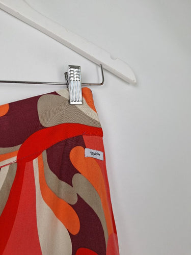 Second-Hand - Assorted Brands Retro Pattern Mini Skirt Size S - SwapUp